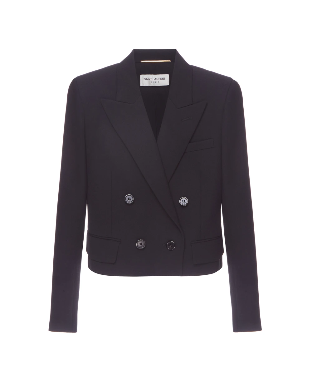 Шерстяной жакет Saint Laurent 659120-Y512W, черный цвет • Купить в интернет-магазине Kameron