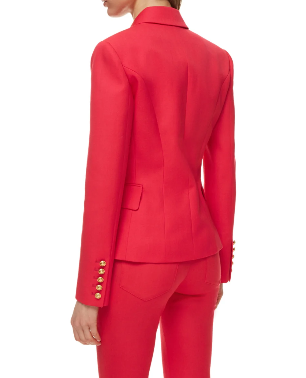 Шерстяной жакет Balmain VF0SG000167L, красный цвет • Купить в интернет-магазине Kameron