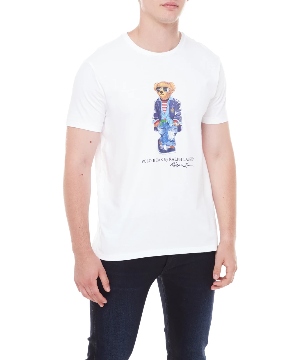Футболка Polo Bear Polo Ralph Lauren 710853310021, белый цвет • Купить в интернет-магазине Kameron