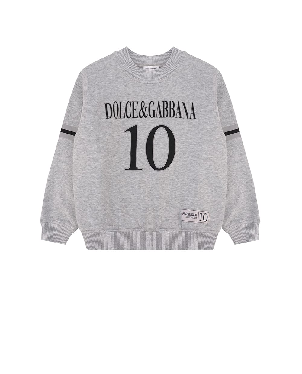 Детский свитшот (костюм) Dolce&Gabbana Kids L4JWKT-G7O4W-S, серый цвет • Купить в интернет-магазине Kameron