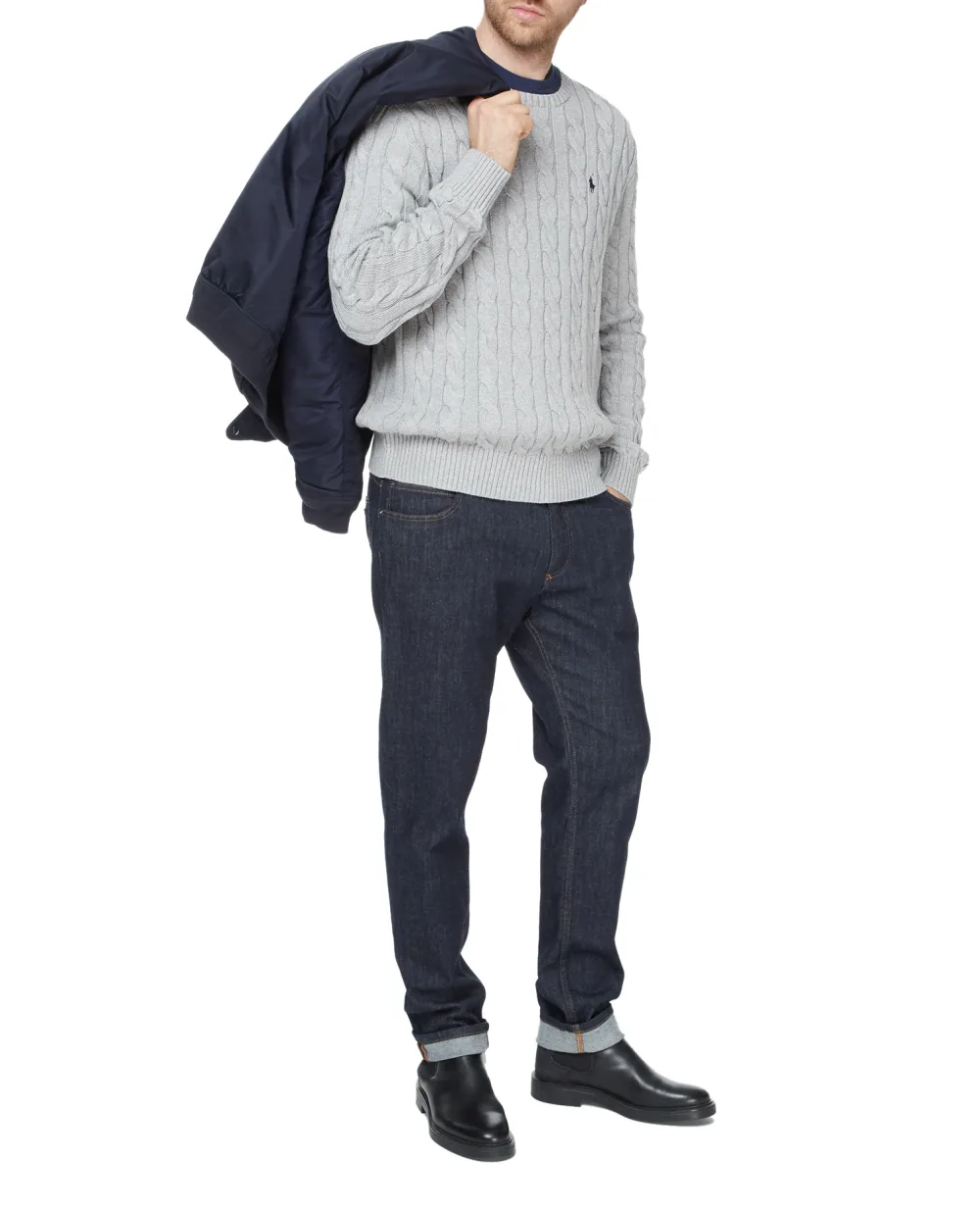 Свитер Polo Ralph Lauren 710775885002, серый цвет • Купить в интернет-магазине Kameron