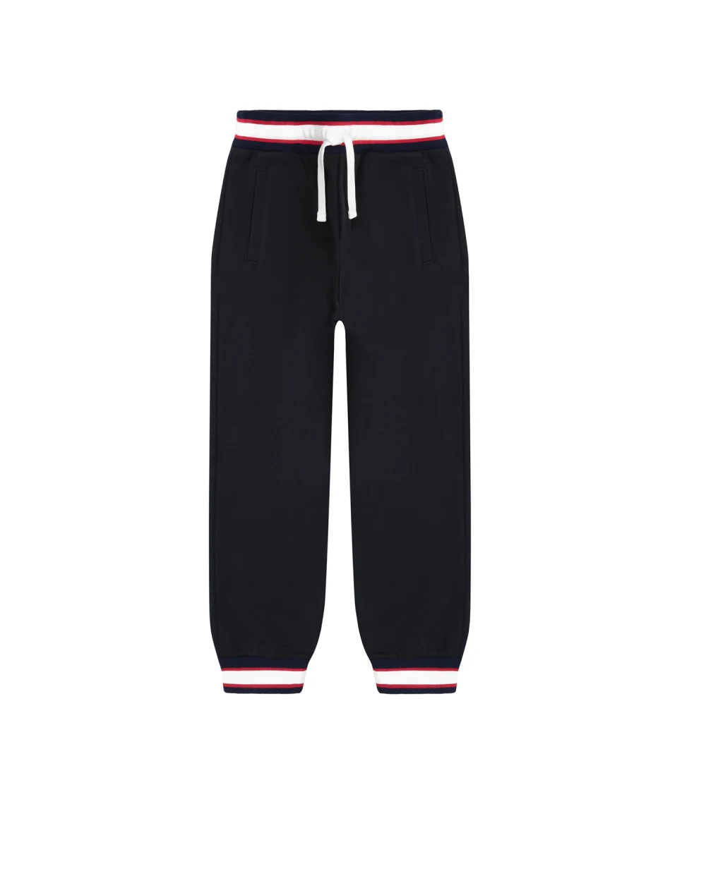 Детские брюки спортивные (костюм) Dolce&Gabbana Kids L4JPFY-G7E1V-B, темно-синий цвет • Купить в интернет-магазине Kameron