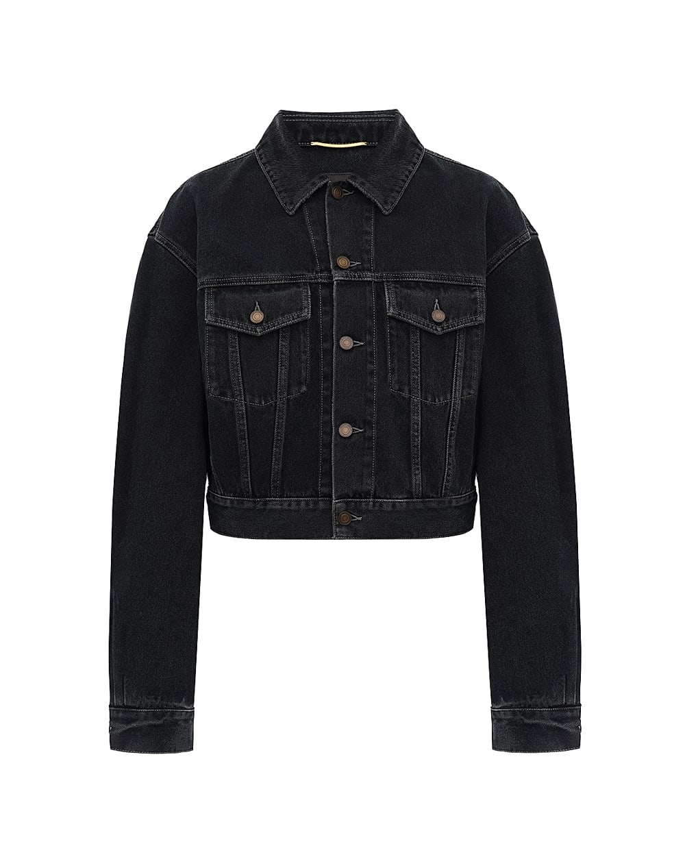Джинсовая куртка Saint Laurent 780231-Y07TE, темно-серый цвет • Купить в интернет-магазине Kameron