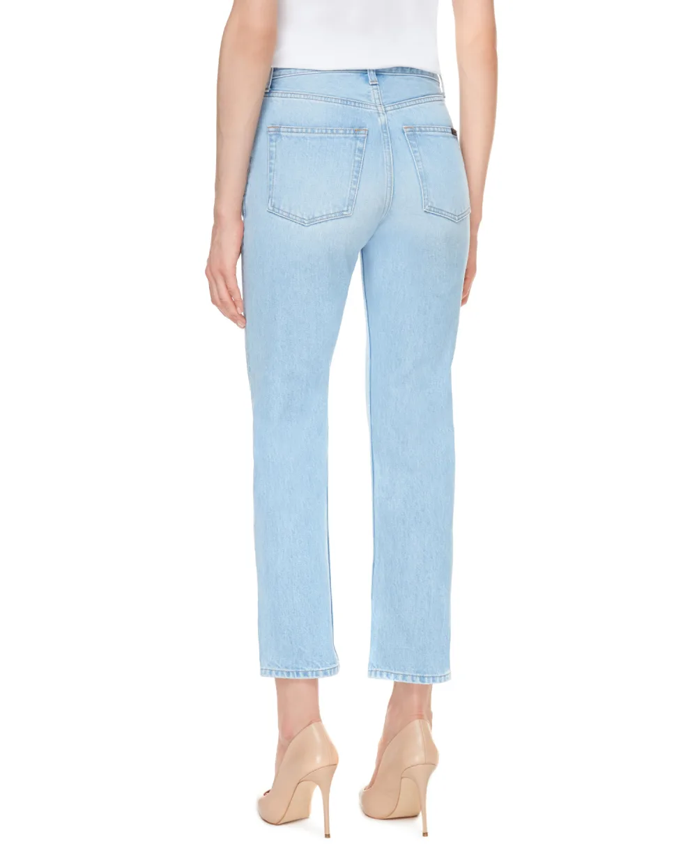 Джинсы Saint Laurent 648437-Y35AB, голубой цвет • Купить в интернет-магазине Kameron