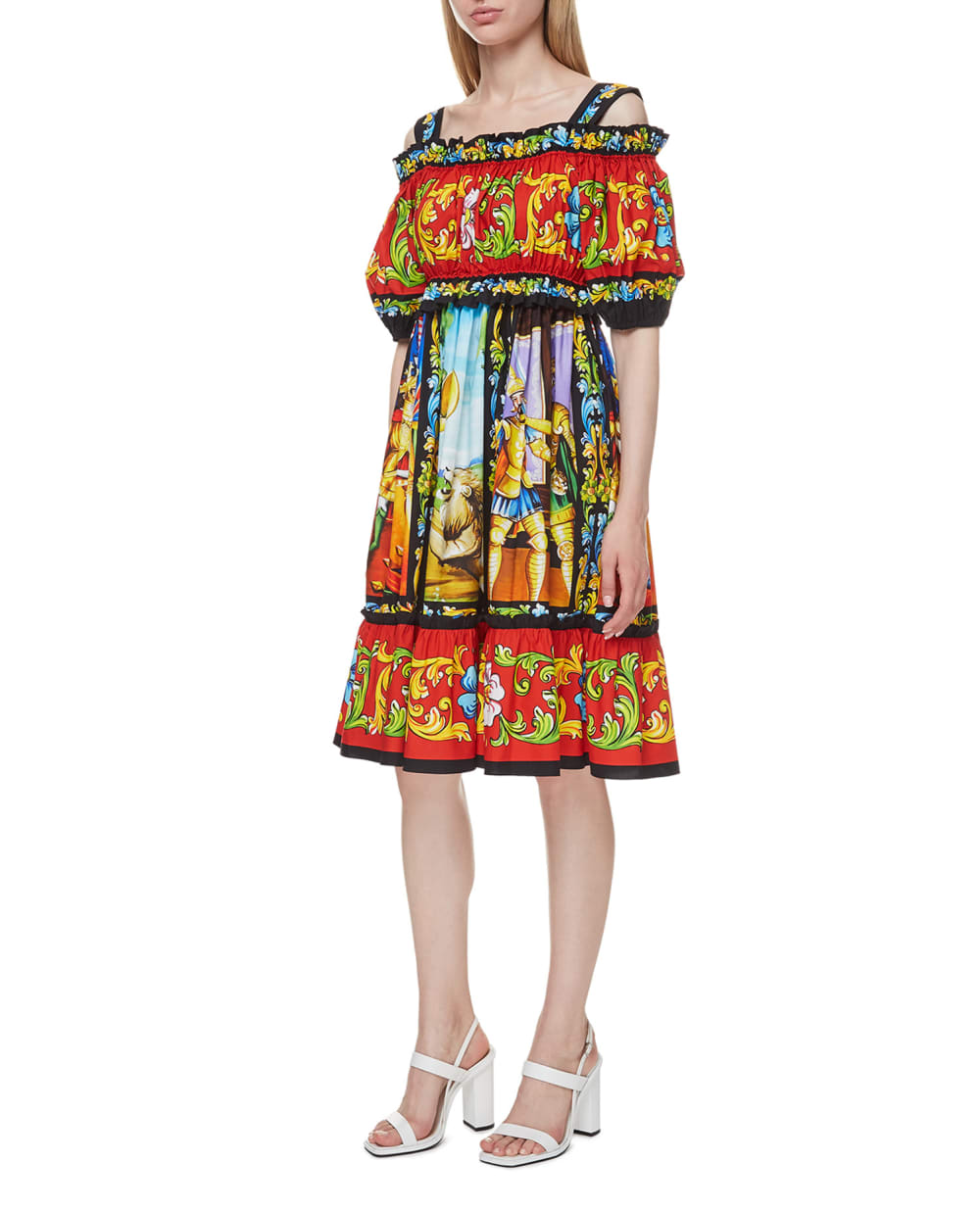 Сарафан Dolce&Gabbana F65H9T-GDS11, разноцветный цвет • Купить в интернет-магазине Kameron