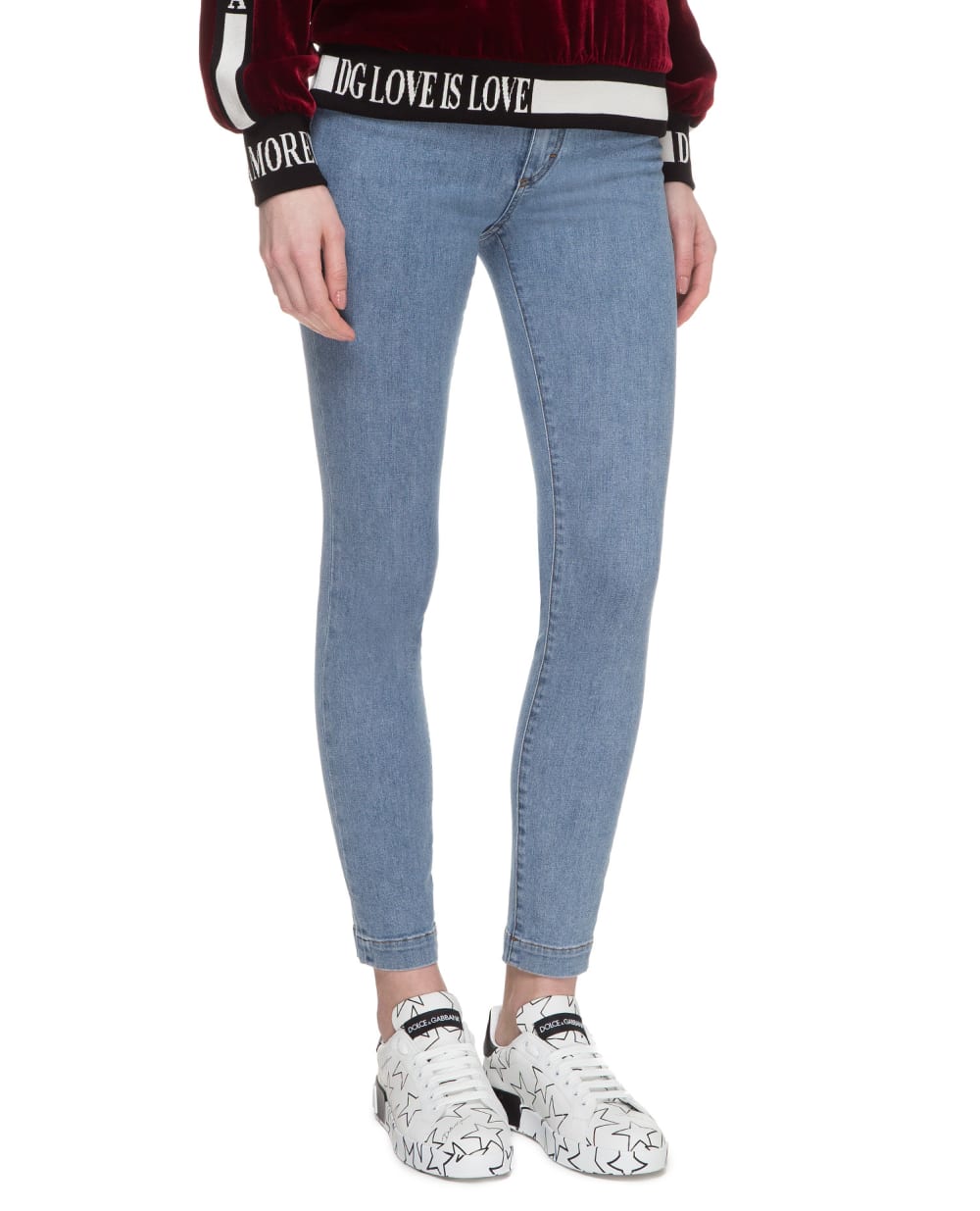 Джинсы Audrey Dolce&Gabbana FTAH6D-G899P, голубой цвет • Купить в интернет-магазине Kameron