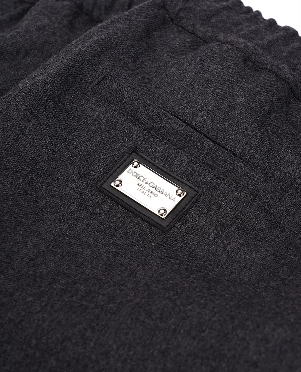 Детские брюки Dolce&Gabbana Kids L44P32-FUBD9-S, графит цвет • Купить в интернет-магазине Kameron