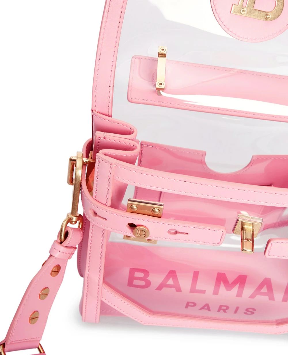 Сумка B-Buzz 23 Balmain VN1S555KPVT, розовый цвет • Купить в интернет-магазине Kameron