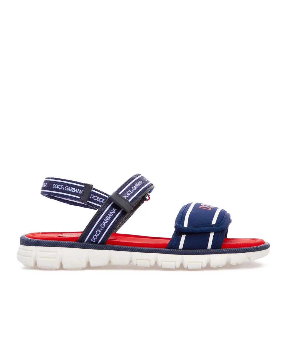 Сандалии Dolce&Gabbana Kids DA0970-AO260-S, синий цвет • Купить в интернет-магазине Kameron