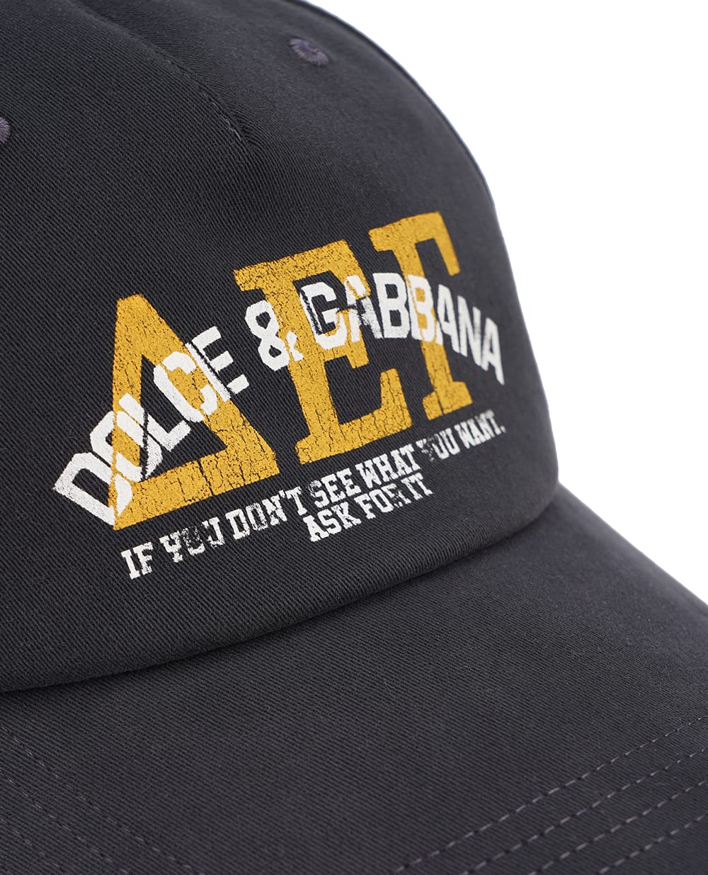 Бейсболка Dolce&Gabbana GH873A-GI370, темно-серый цвет • Купить в интернет-магазине Kameron