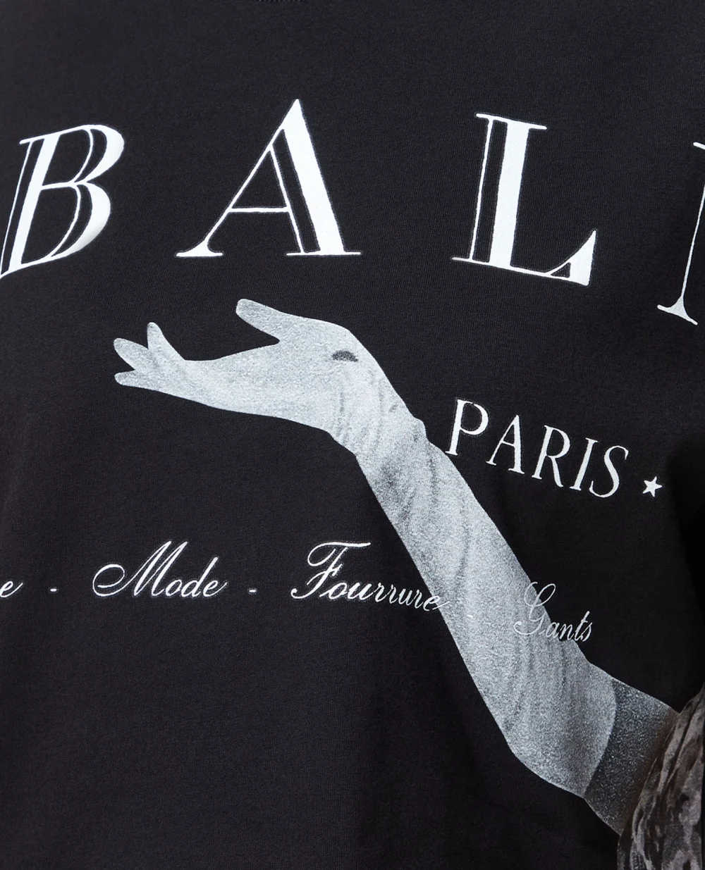 Футболка Balmain BF0EE020GD17, черный цвет • Купить в интернет-магазине Kameron