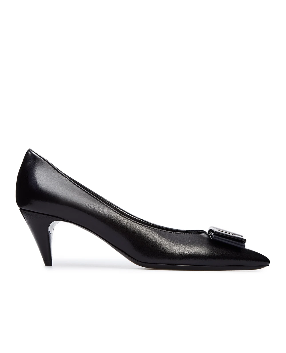 Кожаные лодочки Anais Saint Laurent 630886-1ZJ10, черный цвет • Купить в интернет-магазине Kameron