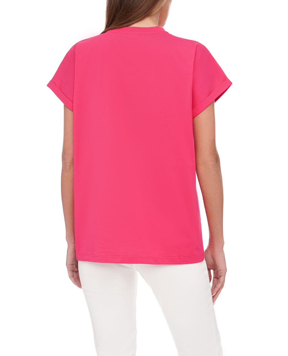 Футболка Balmain CF1EF010BB01-S, розовый цвет • Купить в интернет-магазине Kameron