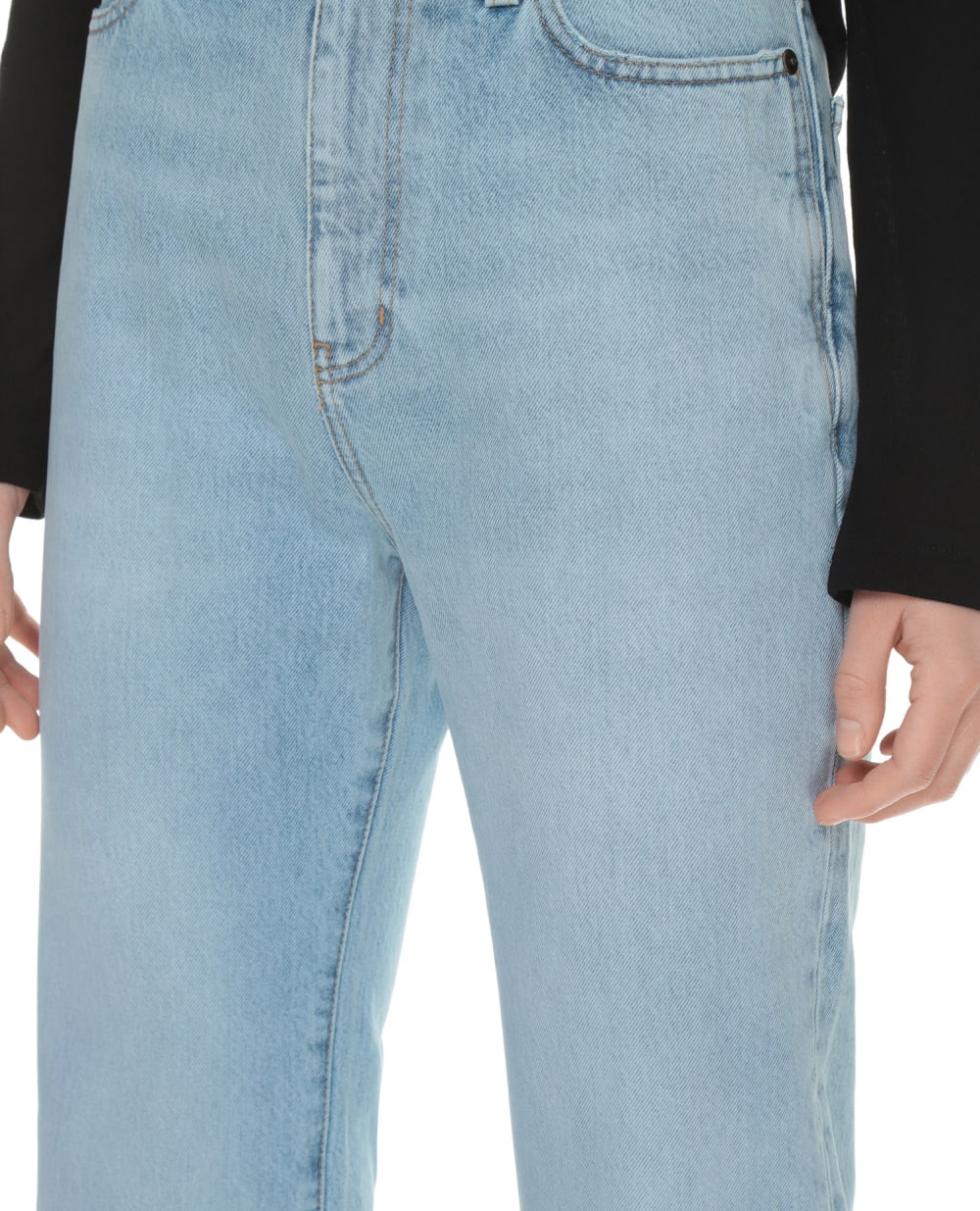 Джинсы Saint Laurent 691771-Y35AK, голубой цвет • Купить в интернет-магазине Kameron