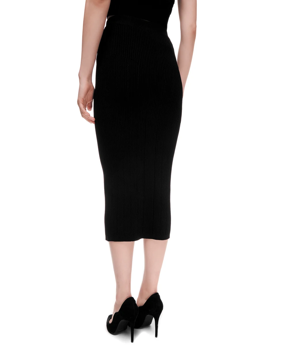 Юбка Balmain XF1LD023KB39, черный цвет • Купить в интернет-магазине Kameron