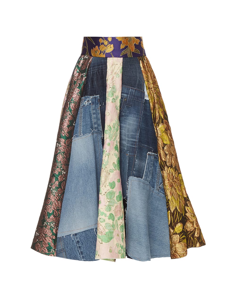 Джинсовая юбка Dolce&Gabbana F4B2PD-GDY73, разноцветный цвет • Купить в интернет-магазине Kameron