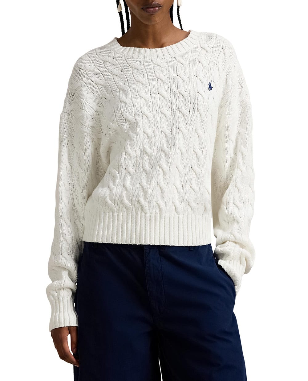 Свитер Polo Ralph Lauren 211A96245003, белый цвет • Купить в интернет-магазине Kameron
