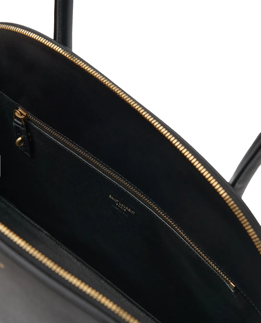 Сумка Sac de Jour из телячьей кожи Saint Laurent 821264-2ZA0W, черный цвет • Купить в интернет-магазине Kameron
