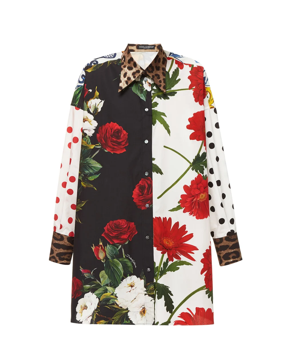 Блуза Dolce&Gabbana F5O37T-GDZ05, разноцветный цвет • Купить в интернет-магазине Kameron