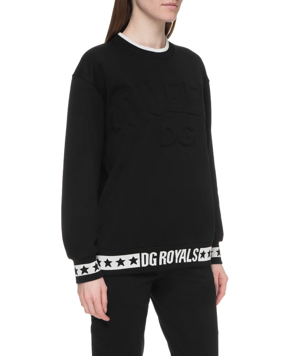 Свитшот Millennials Star Dolce&Gabbana F9G78T-HU7AL, черный цвет • Купить в интернет-магазине Kameron