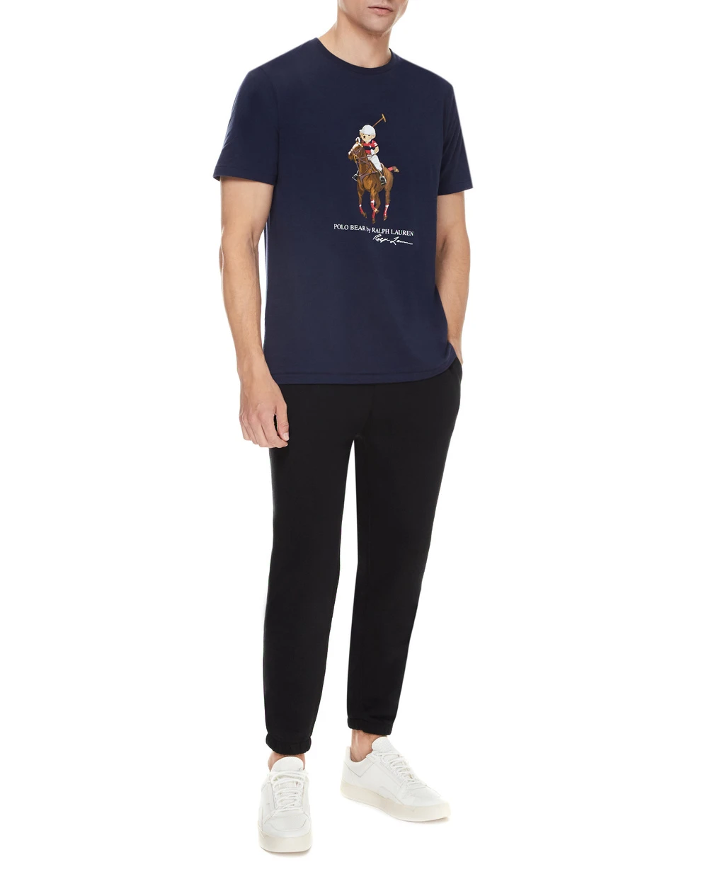 Спортивные брюки Polo Ralph Lauren 710793939001, черный цвет • Купить в интернет-магазине Kameron