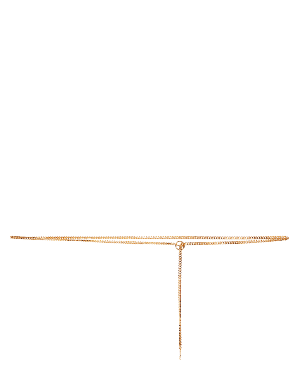 Ремень Saint Laurent 689377-J160J, золотой цвет • Купить в интернет-магазине Kameron