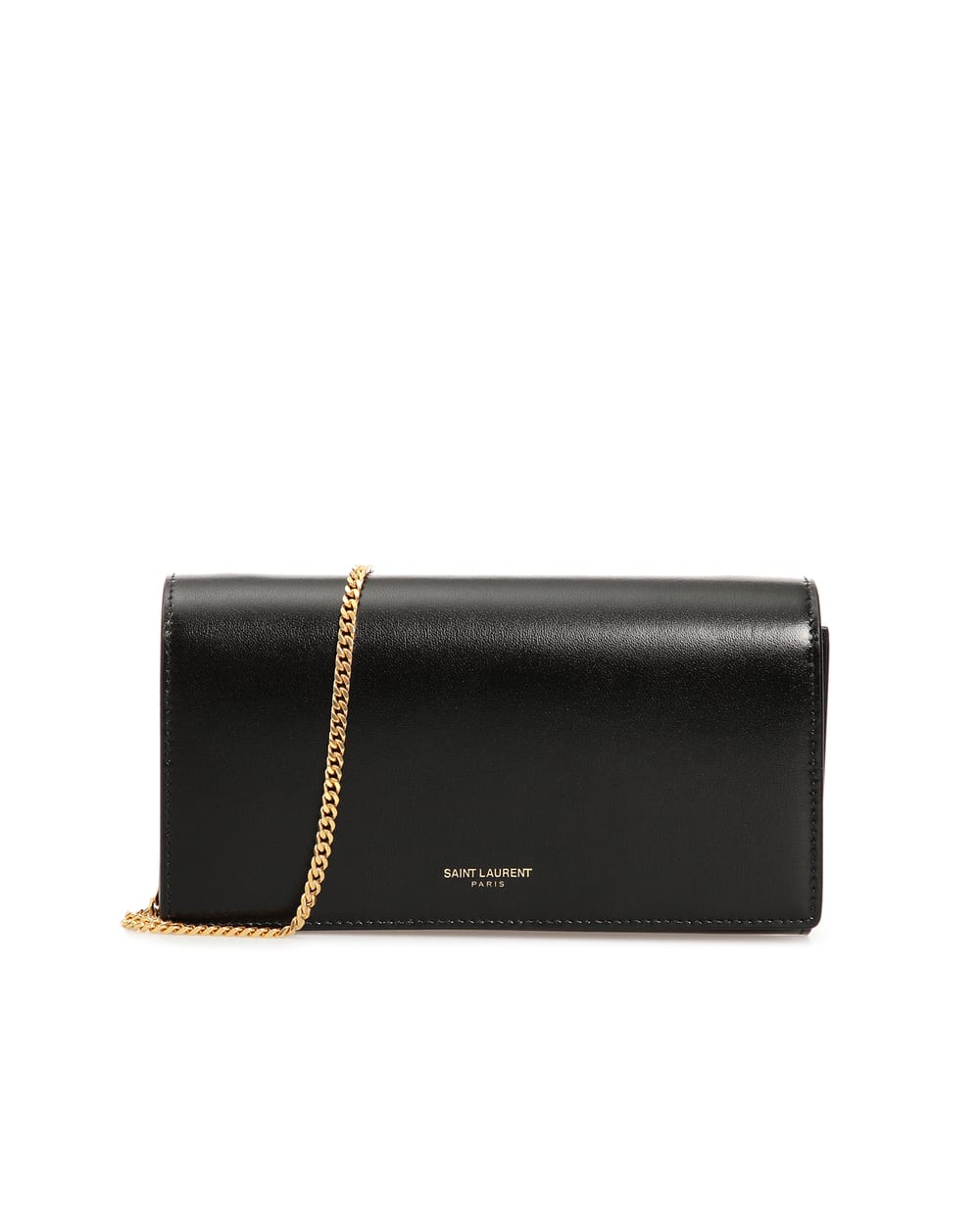 Кожаный клатч Saint Laurent 635203-03P0J-, черный цвет • Купить в интернет-магазине Kameron