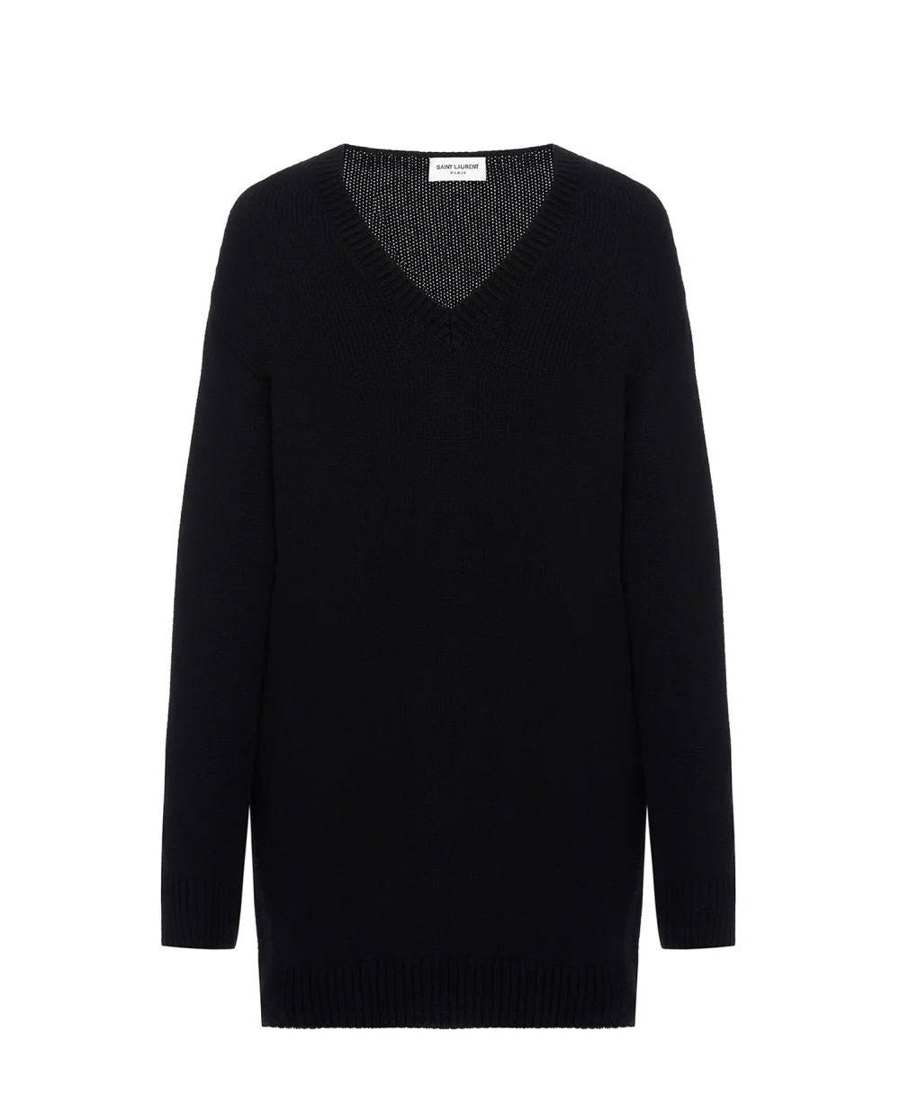 Кашемировый пуловер Saint Laurent 637299-YALJ2, черный цвет • Купить в интернет-магазине Kameron