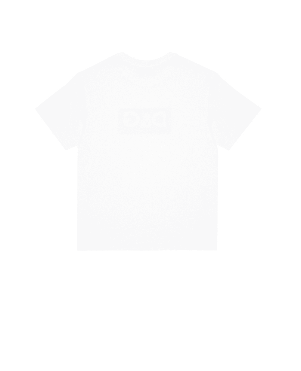 Детская футболка Dolce&Gabbana Kids L4JTEY-G7I8P-S, белый цвет • Купить в интернет-магазине Kameron