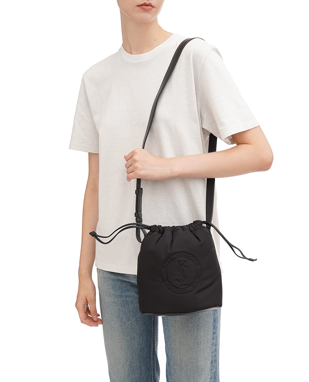 Сумка Rive Gauche Saint Laurent 710261-FACBY, черный цвет • Купить в интернет-магазине Kameron