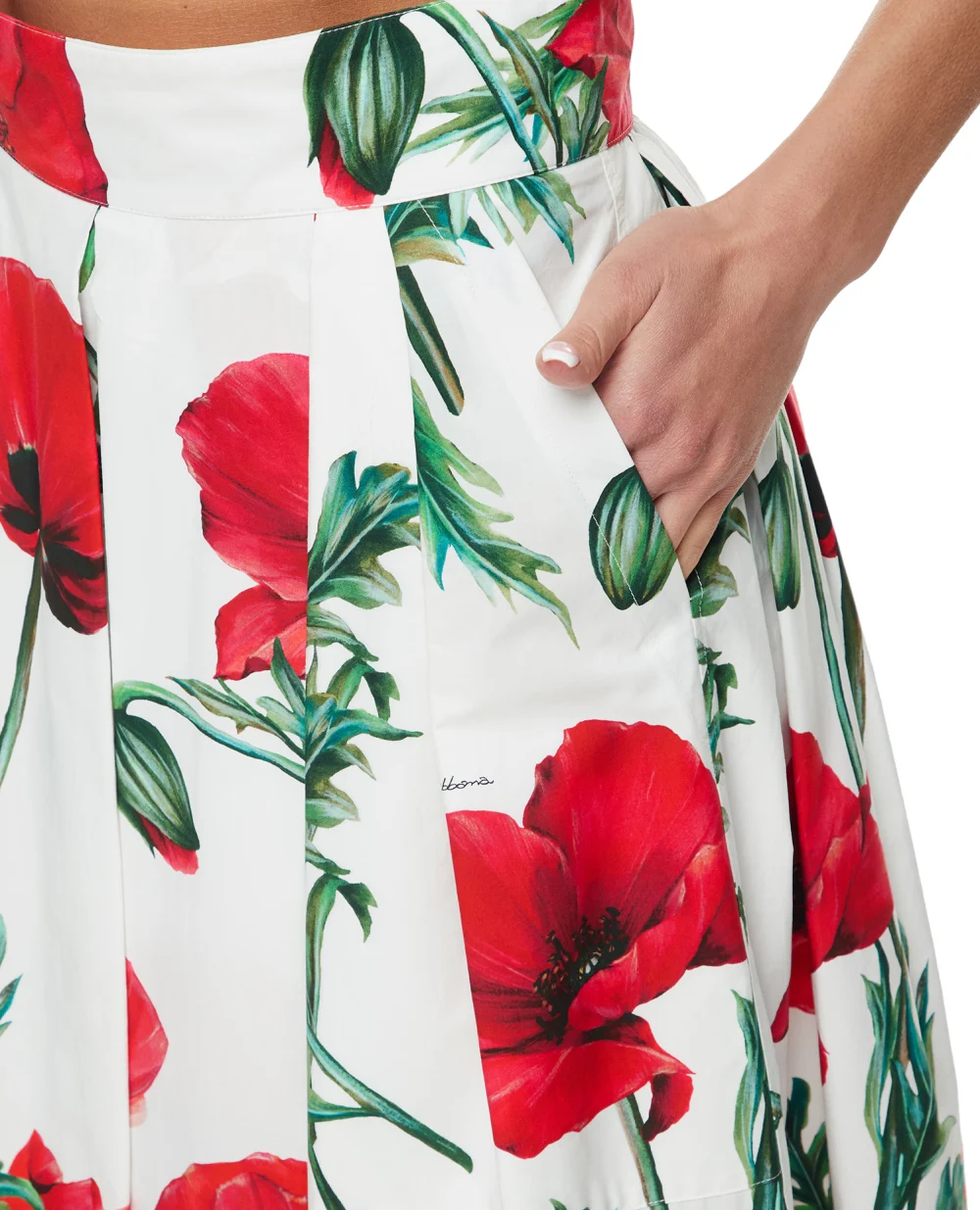 Юбка Dolce&Gabbana F4CFLT-HS5NN, белый цвет • Купить в интернет-магазине Kameron