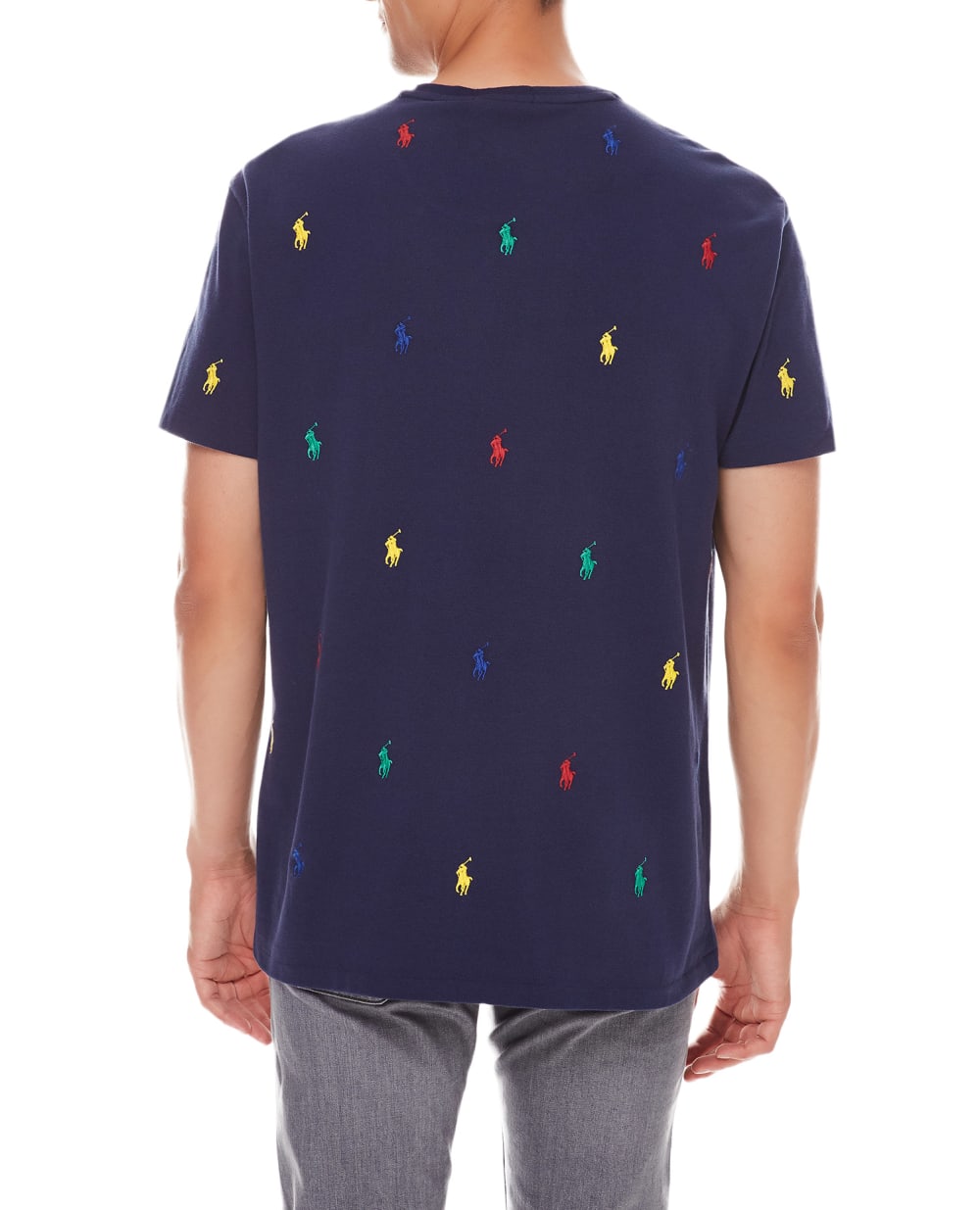 Футболка Polo Ralph Lauren 710842916001, синий цвет • Купить в интернет-магазине Kameron