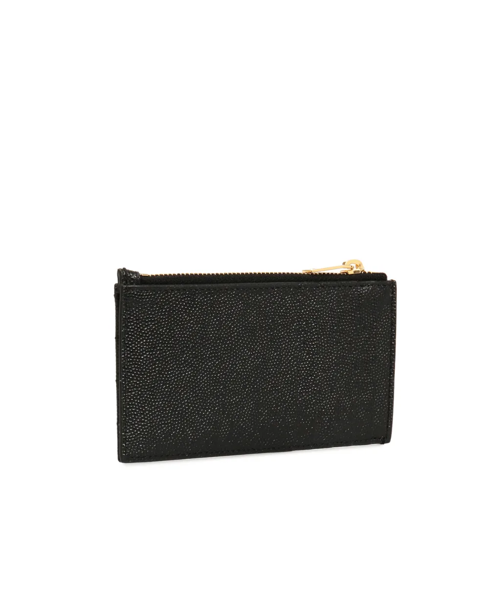 Шкіряна візитниця Saint Laurent 607915-BOW01, чорний колір • Купити в інтернет-магазині Kameron