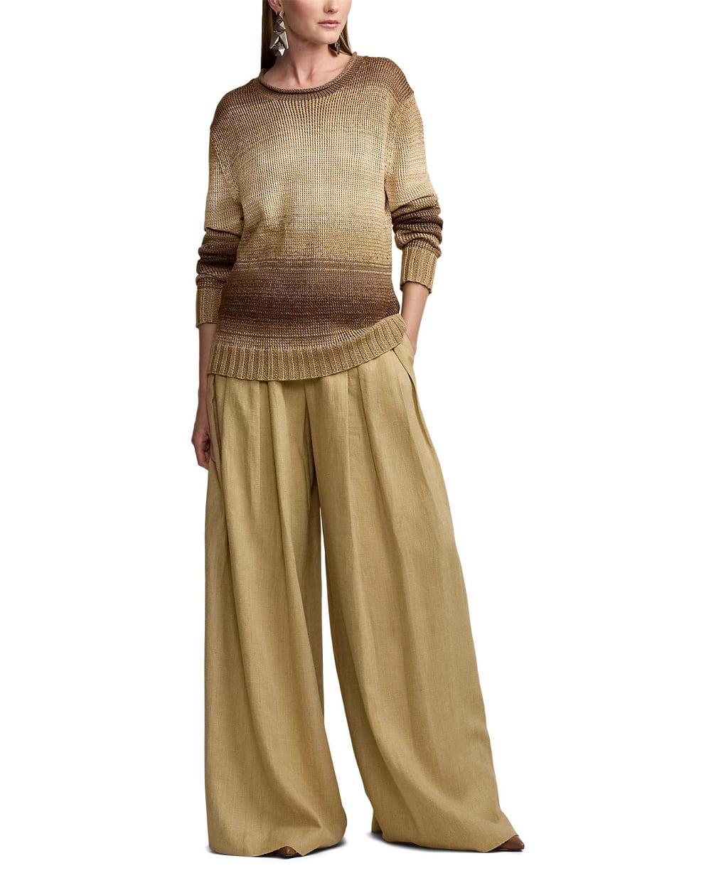 Свитер Ralph Lauren Collection 290963098001, бежевый цвет • Купить в интернет-магазине Kameron