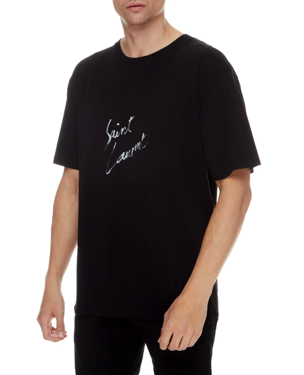 Футболка Saint Laurent 480406-YB1GN-, черный цвет • Купить в интернет-магазине Kameron