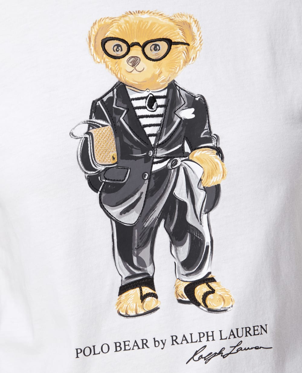 Футболка Polo Bear Polo Ralph Lauren 211905681001, белый цвет • Купить в интернет-магазине Kameron
