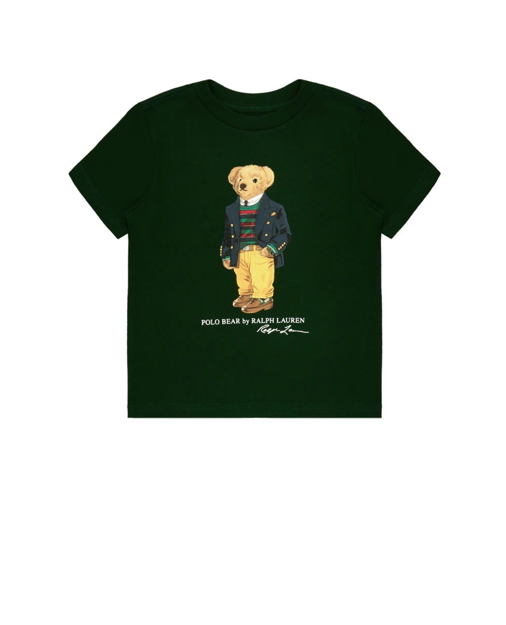 Футболка Polo Ralph Lauren Kids 321853828006, зеленый цвет • Купить в интернет-магазине Kameron