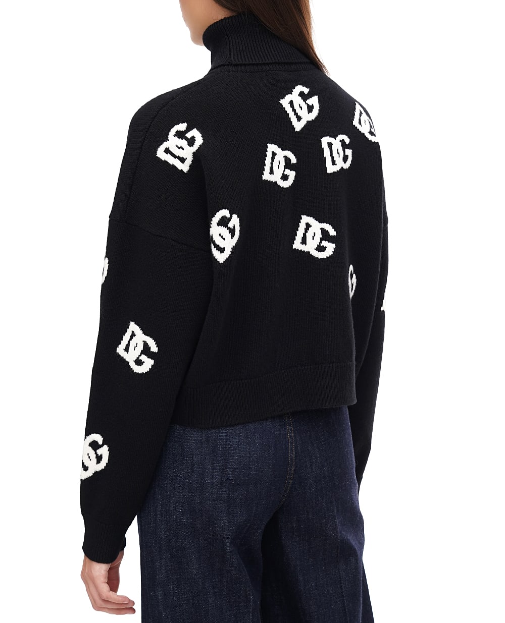 Свитер Dolce&Gabbana FXW11T-JCVYX, черный цвет • Купить в интернет-магазине Kameron