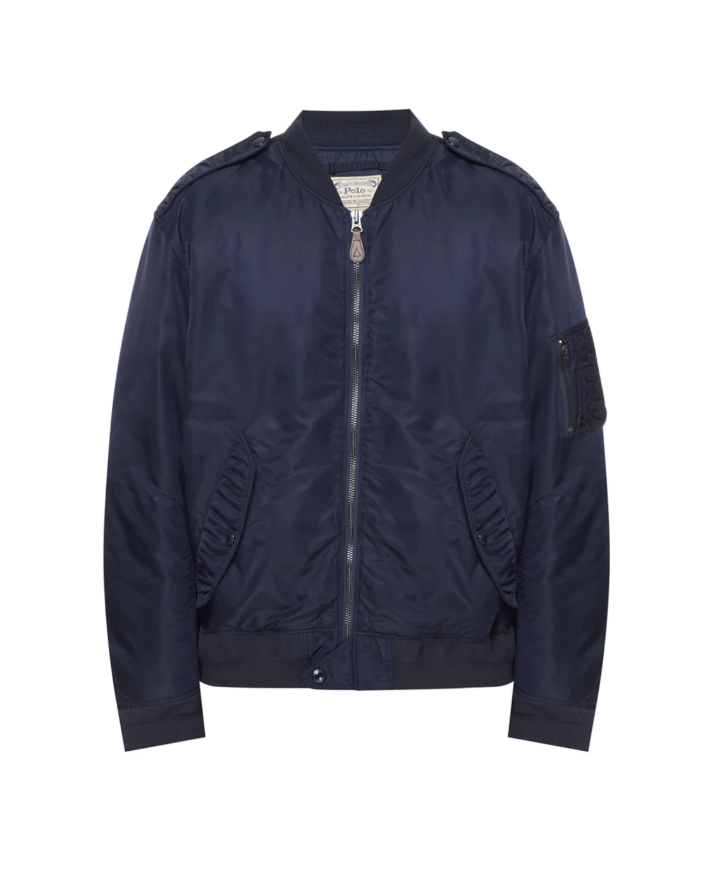 Пуховой бомбер Polo Ralph Lauren 710876949001, темно-синий цвет • Купить в интернет-магазине Kameron