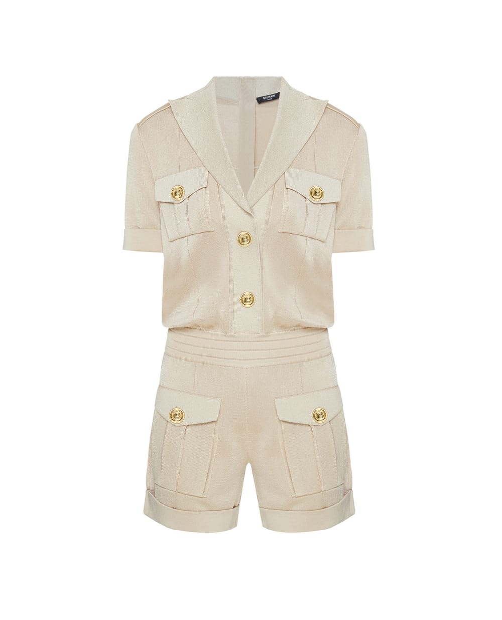 Комбинезон Balmain VF15292K223, бежевый цвет • Купить в интернет-магазине Kameron
