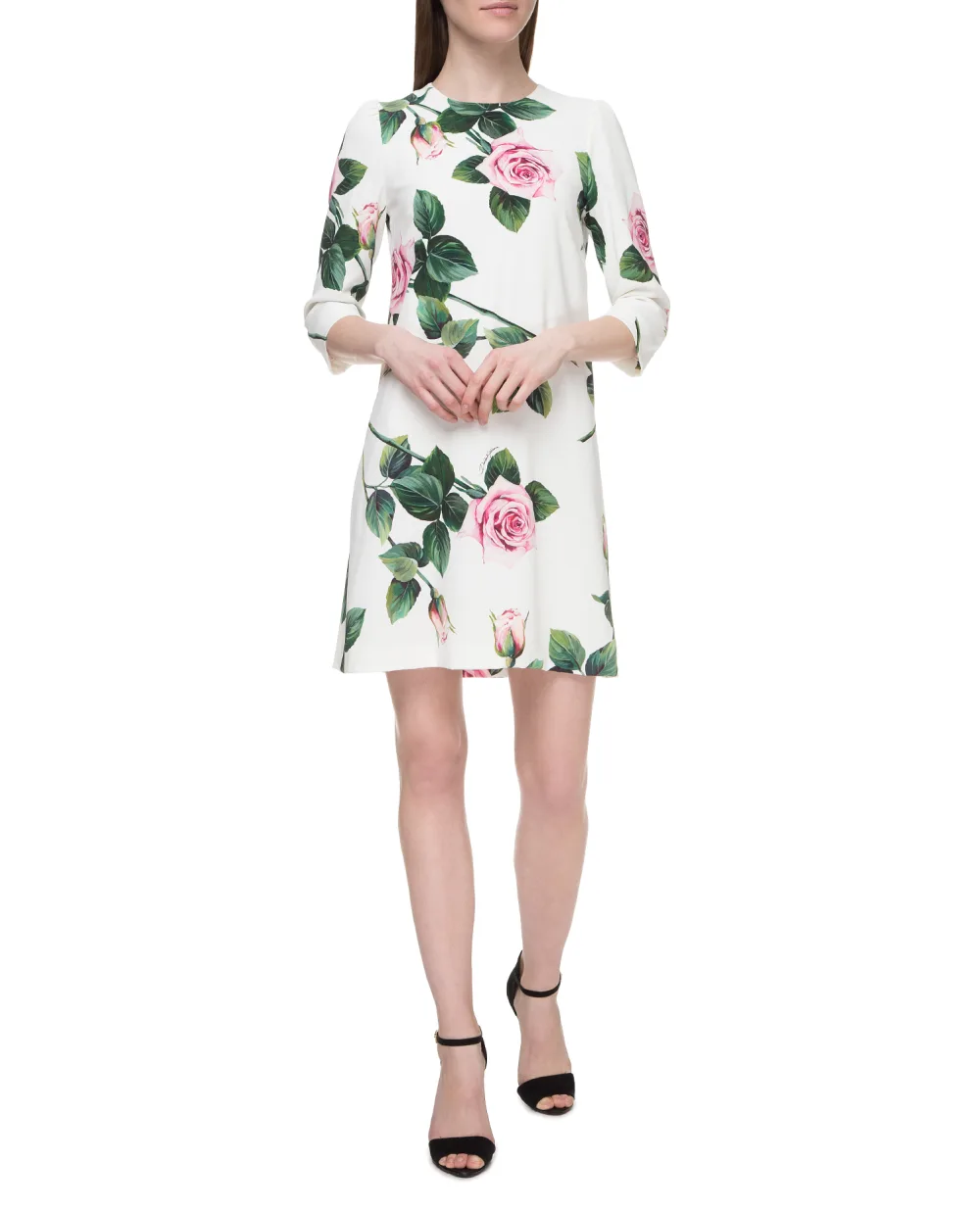 Платье Dolce&Gabbana F6G9JT-FSRMB, белый цвет • Купить в интернет-магазине Kameron