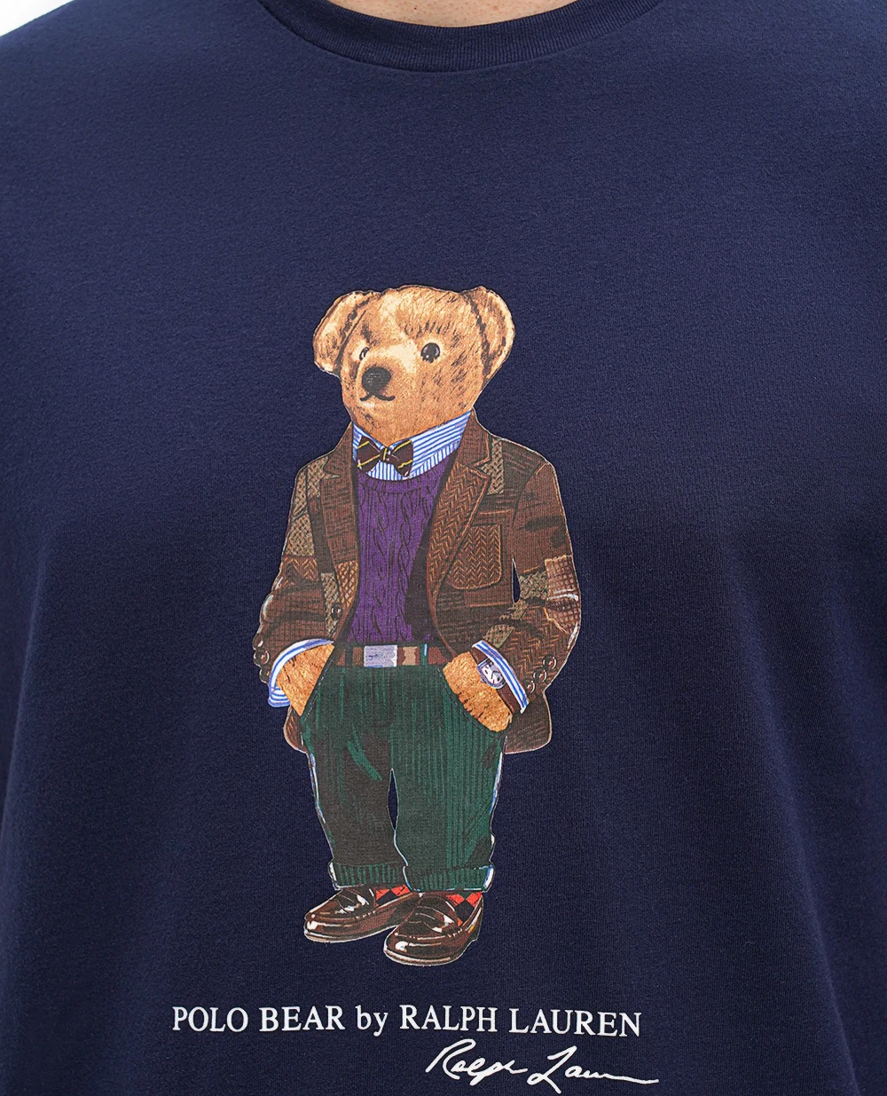 Футболка Polo Bear Polo Ralph Lauren 710854497026, темно-синий цвет • Купить в интернет-магазине Kameron