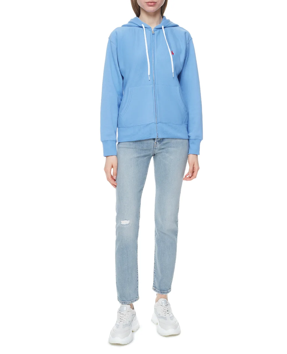Худи Polo Ralph Lauren 211780303008, голубой цвет • Купить в интернет-магазине Kameron