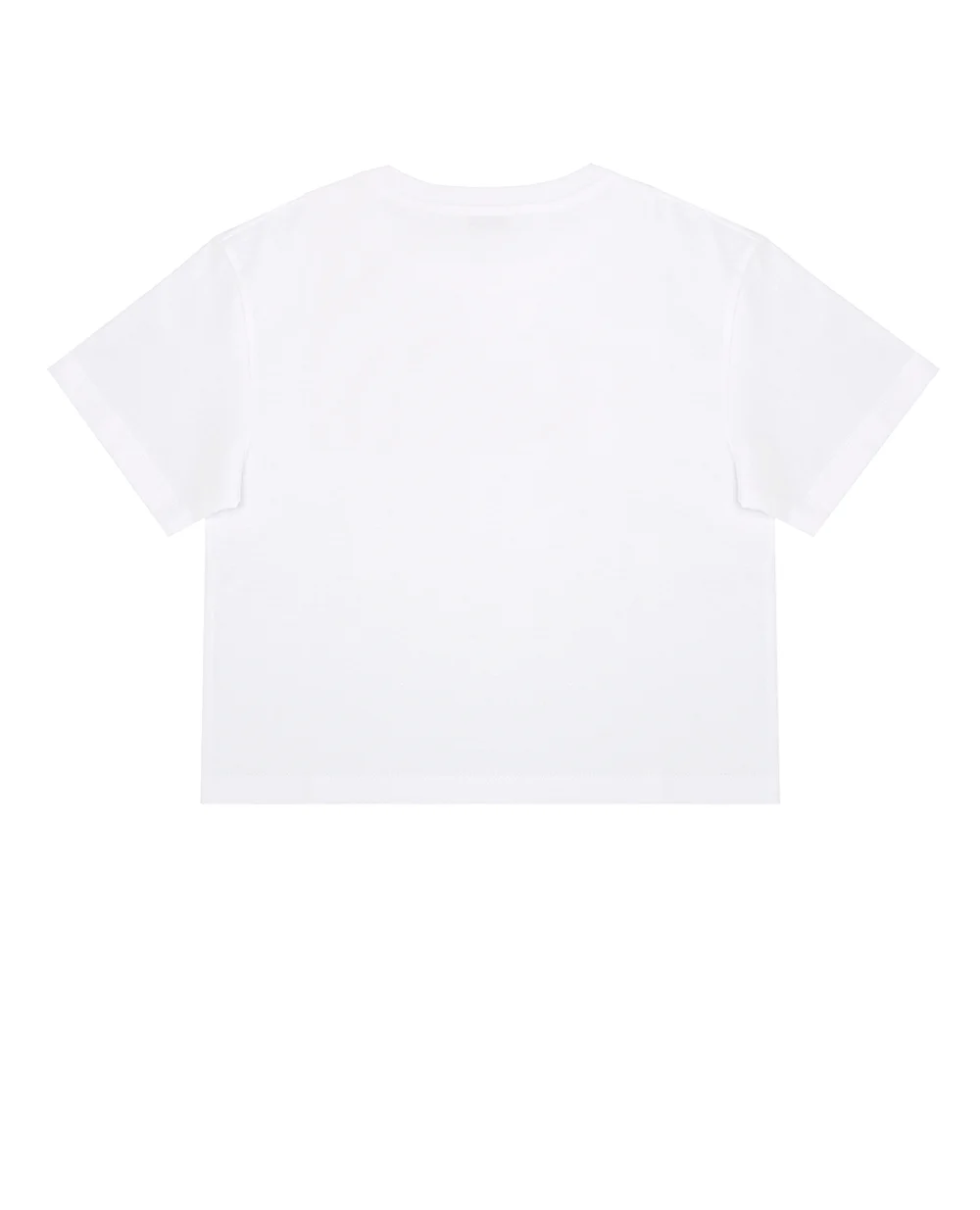 Детская трикотажная футболка Dolce&Gabbana Kids L4JTEY-G7K0M-S, белый цвет • Купить в интернет-магазине Kameron