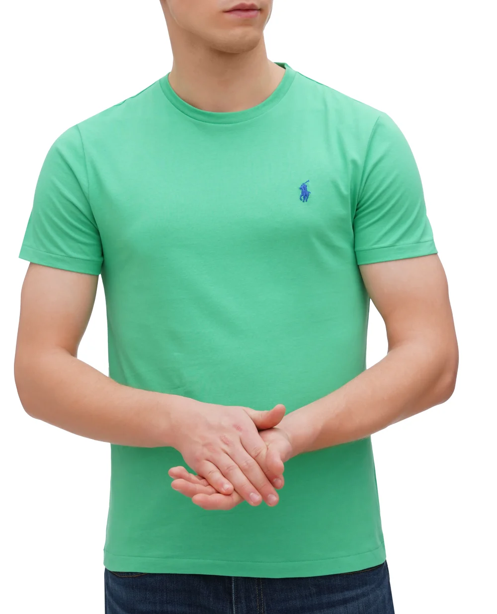 Футболка Polo Ralph Lauren 710671438343, зеленый цвет • Купить в интернет-магазине Kameron