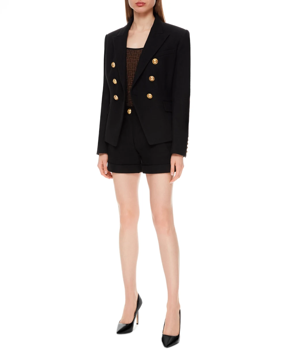 Жакет Balmain VF17110C208, черный цвет • Купить в интернет-магазине Kameron