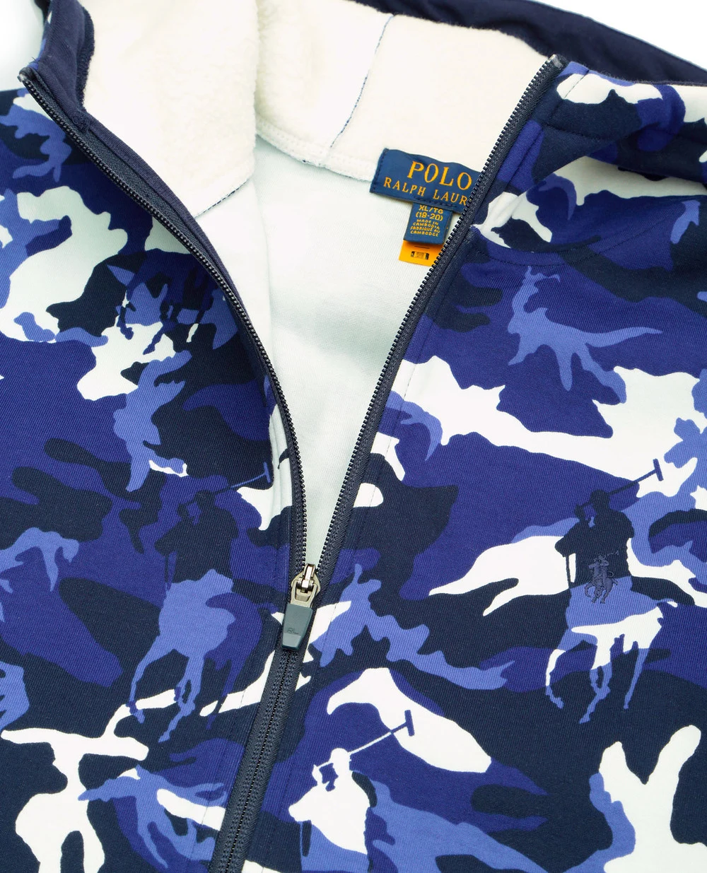 Детское худи Polo Ralph Lauren Kids 322853617001, синий цвет • Купить в интернет-магазине Kameron