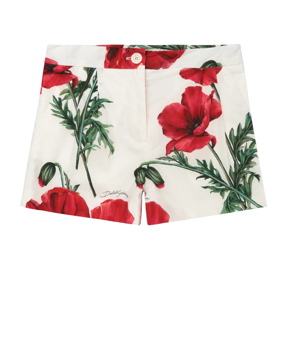 Дитячі шорти Dolce&Gabbana Kids L53Q07-HS5O1-B, білий колір • Купити в інтернет-магазині Kameron