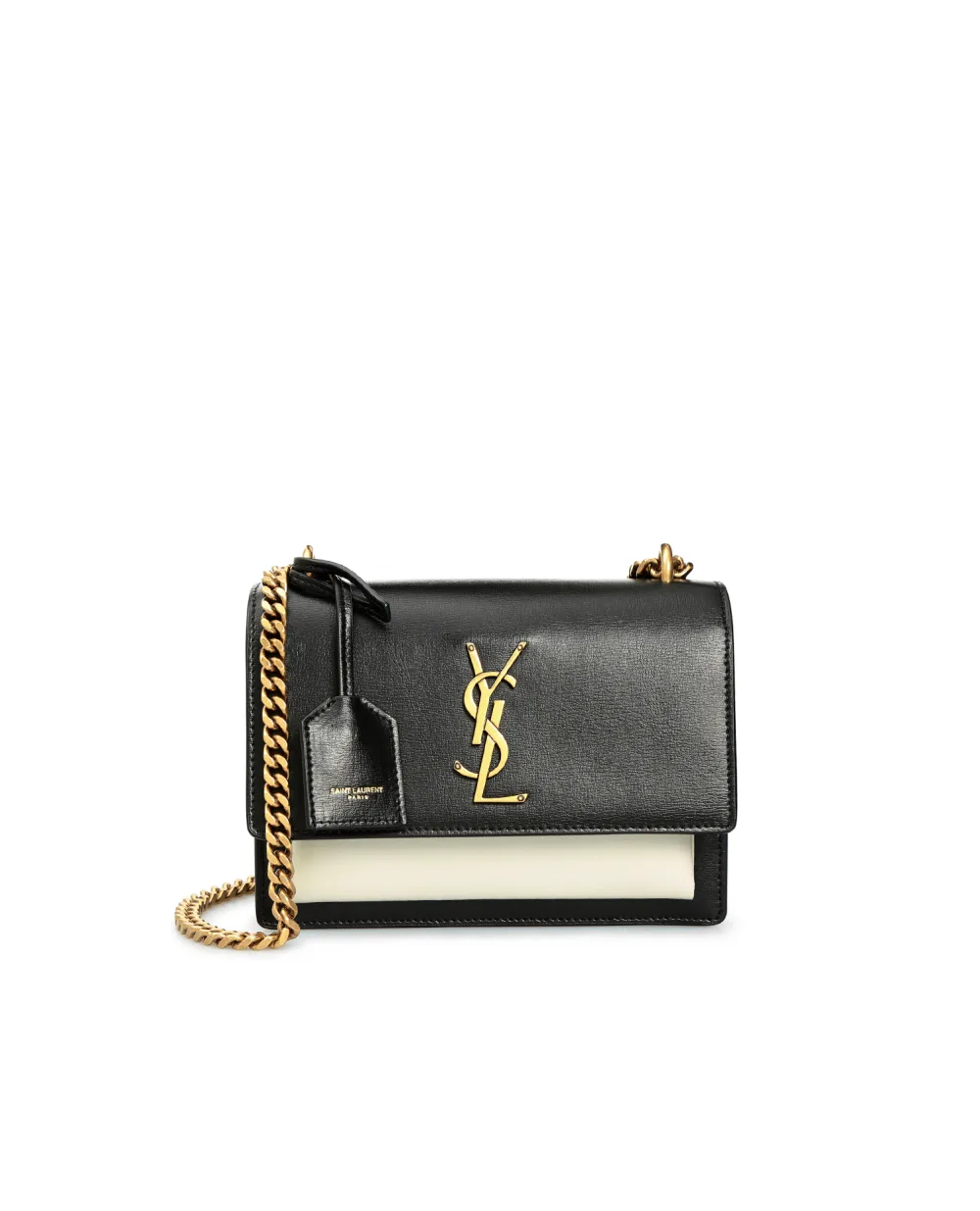 Кожаная сумка Saint Laurent 441972-D4267, черный цвет • Купить в интернет-магазине Kameron
