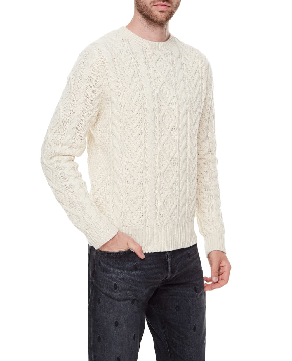 Шерстяной свитер Polo Ralph Lauren 710813349002, бежевый цвет • Купить в интернет-магазине Kameron